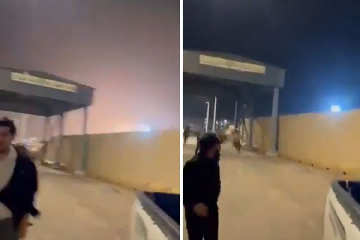 Irak’taki petrol sahasına İHA saldırısı Büyük panik kameralarda