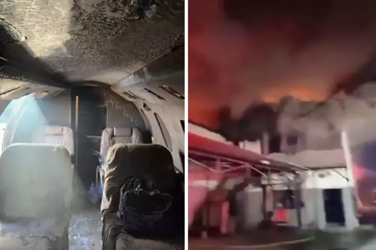 İran’ın yanıtı ağır oldu İsrail’in kritik havalimanını vurdular