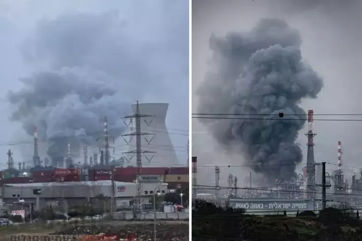 İran, Hayfa’da petrol rafinerisini vurdu