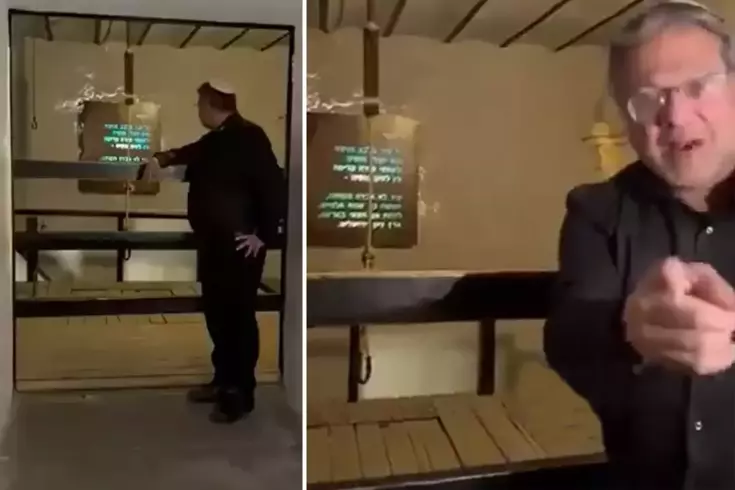 İsrailli Bakandan idam platformu önünde skandal mesaj