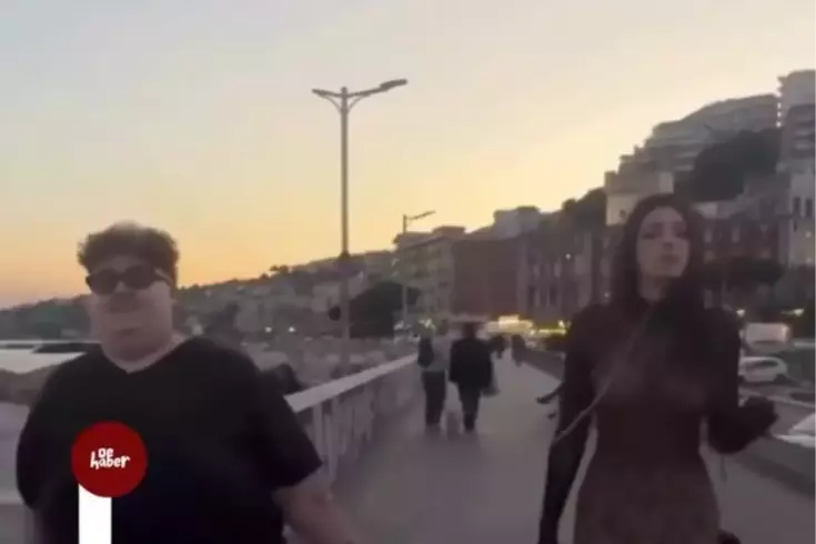 Kız arkadaşına tasma takıp gezdirdi