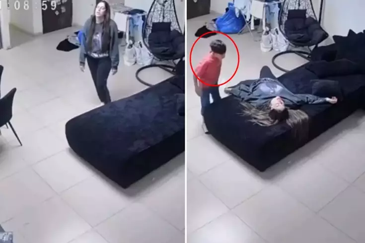 8 yaşındaki çocuk, annesinin hayatını kurtardı