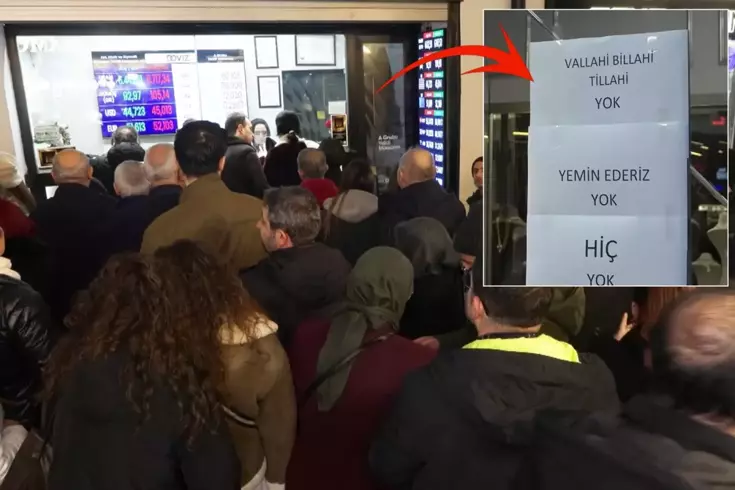 Kuyumcularda altın kalmadı Dükkanın camına asılan yazı bomba