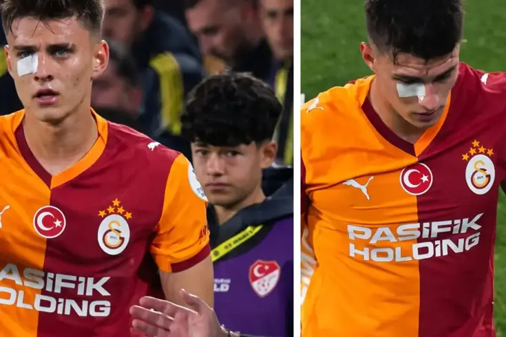 Kazımcan Karataş’a çakmak atan taraftar hakim karşısında