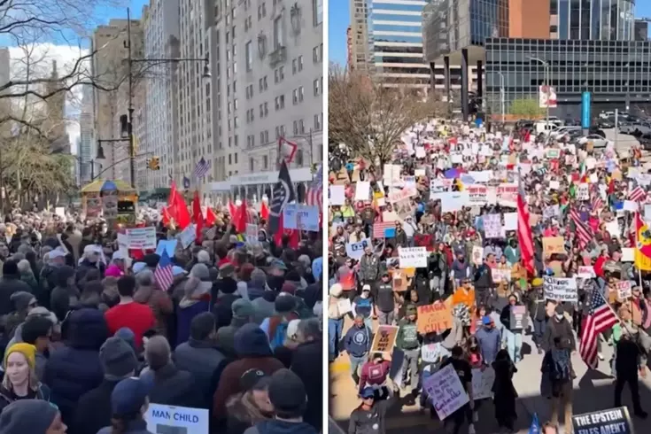ABD’de milyonlarca kişi “Krallara hayır“ protestoları için sokakta