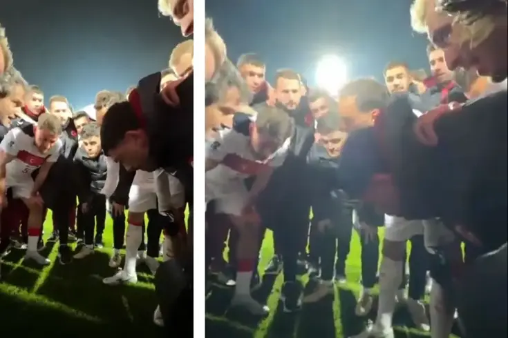 Hakan Çalhanoğlu’ndan maç sonunda tarihi konuşma