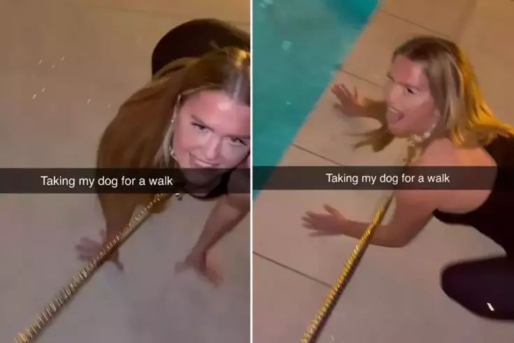 Kadına tasma takıp gezdirdi, sonrası daha skandal