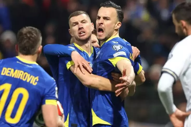 Penaltılarda muhteşem zafer Edin Dzeko Dünya Kupası’na, İtalya ise evine gitti