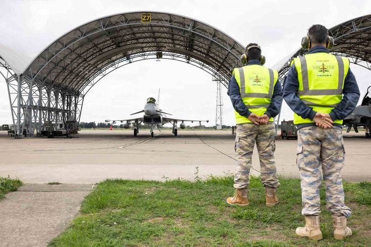 Türk uzmanlar Coningsby'de: Eurofighter Typhoon'un bakım altyapısı yerinde incelendi