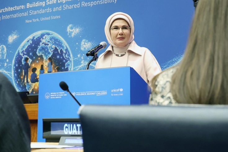 Emine Erdoğan'dan BM'de tarihi çağrı: Çocuk güvenliği tasarımın çıkış noktası olmalı
