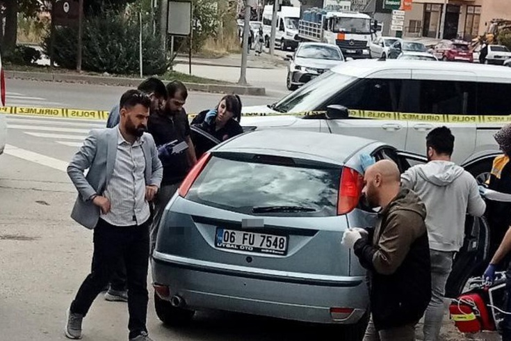 Çubuk'ta ATM önünde sır ölüm! Otomobilde 2 kişinin cansız bedeni bulundu