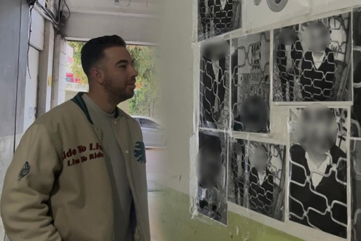 Pasaj kapısını tuvalet olarak kullandılar! Sabrı taşınca fotoğrafları duvara astı