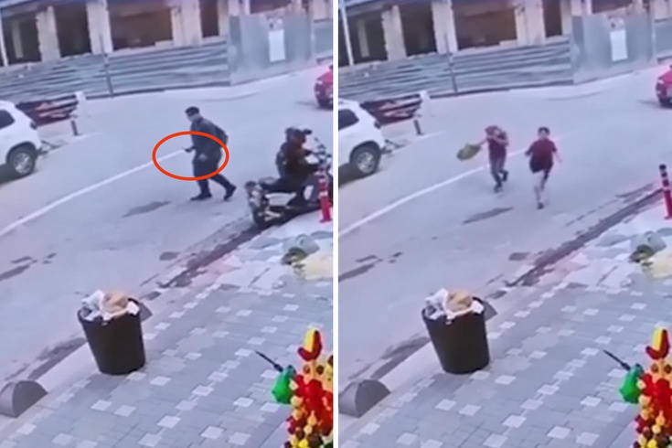 İstanbul'da sokak ortasında korku dolu anlar: İlkokul öğrencilerini bıçakla kovaladı