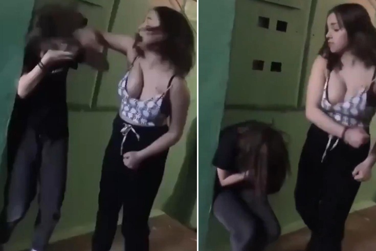 Okul koridorunda 'Sevgilime yan baktın' kavgası