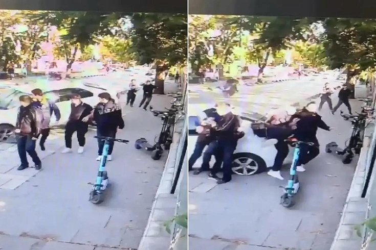 Otomobil kaldırıma çıktı; 4 öğrenci ölümden döndü