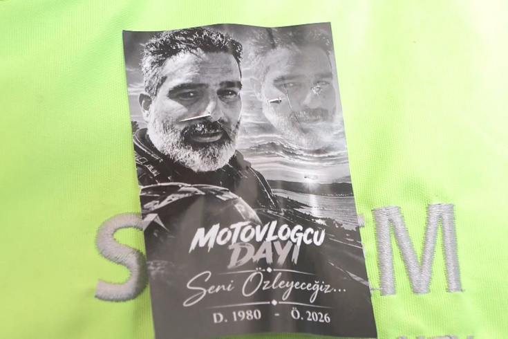 Motovlogcu Dayı Cumhur Kahraman son yolculuğuna böyle uğurlandı