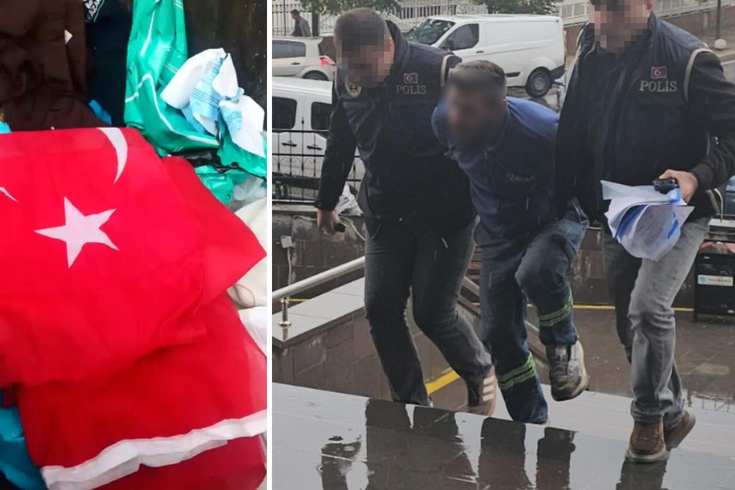 Bayrak provokasyonunda şok gerçek! 'Vatan hainleri' diyerek paylaştı, meğer tık uğruna yapmış