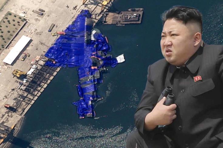 5 bin tonluk savaş gemisi Kim’in gözleri önünde düştü