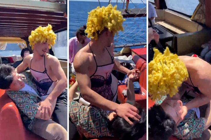 Marmaris’ten mide bulandıran görüntüler