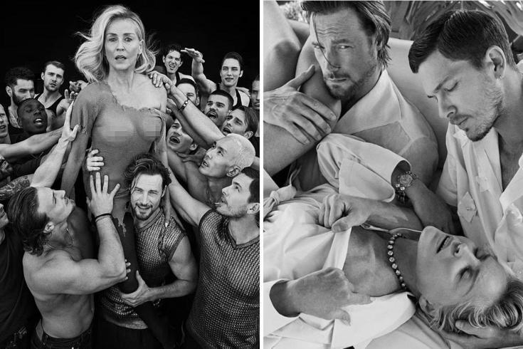 Üstsüz poz veren Sharon Stone, yine sınırları zorladı