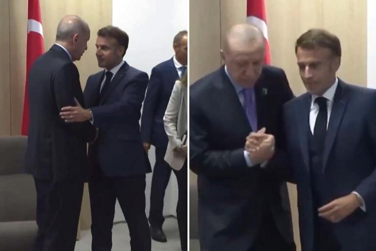 Cumhurbaşkanı Erdoğan’a üstünlük kurmaya çalışan Macron, sert kayaya çarptı