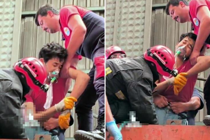 Kahreden görüntüler Genç yaşında 2 bacağını birden kaybetti