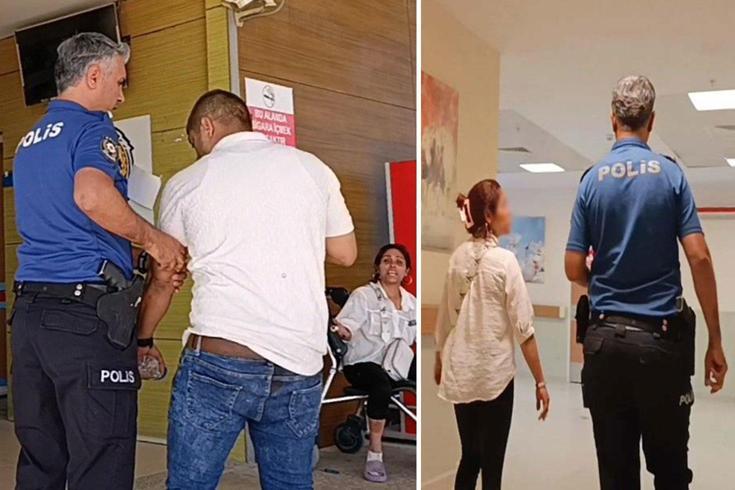 Parkta bıçakladığı kocasını hastanede böyle tehdit etti: Eve gel, şeyine kızgın yağ dökeceğim
