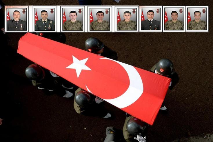 Metan gazı nedeniyle şehit olan 8 askerimizin kimlikleri belli oldu