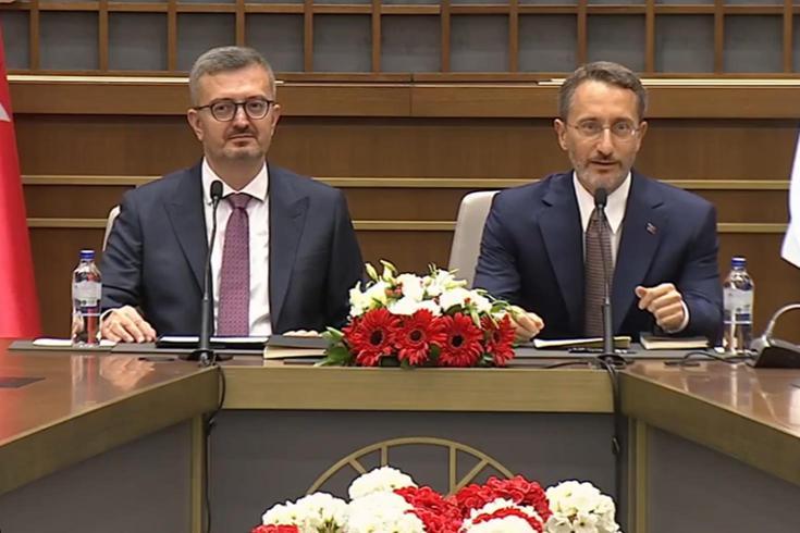 İletişim Başkanlığı’nda devir teslim Altun bu sözlerle veda etti