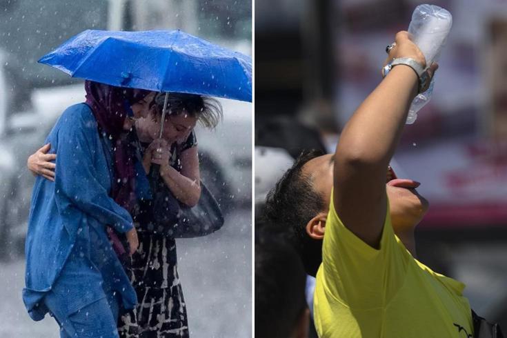 Meteoroloji uyardı Yurdun bir tarafı 45 derece, diğer tarafı sağanak yağış
