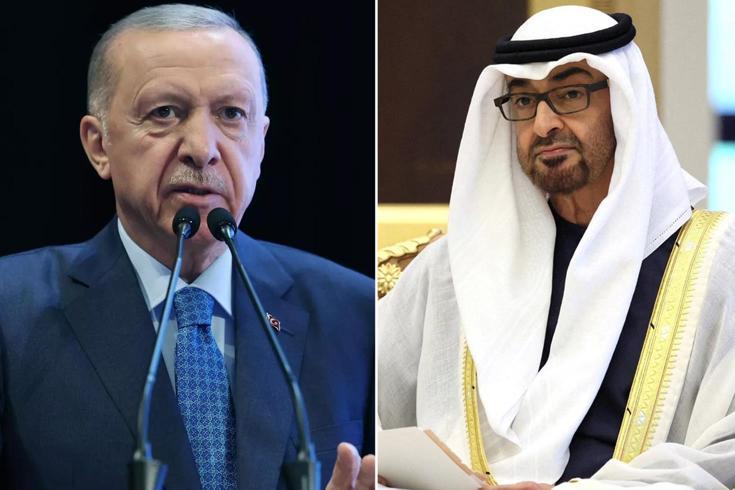 Cumhurbaşkanı Erdoğan, Al Nahyan ile görüştü