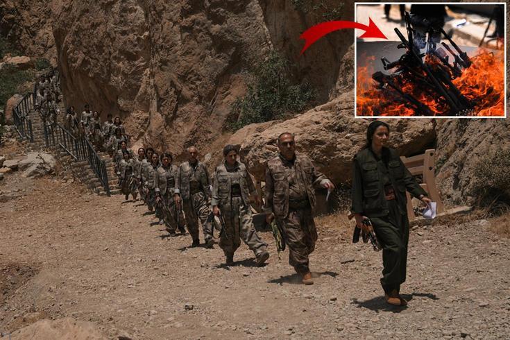 Silah yakma sonrası gözler PKK’nın üzerinde 11 terör kampı boşaltılacak