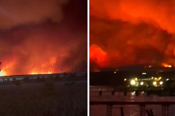 Tekirdağ alev alev Orman yangın büyüdü, yerleşim yerlerine sıçradı