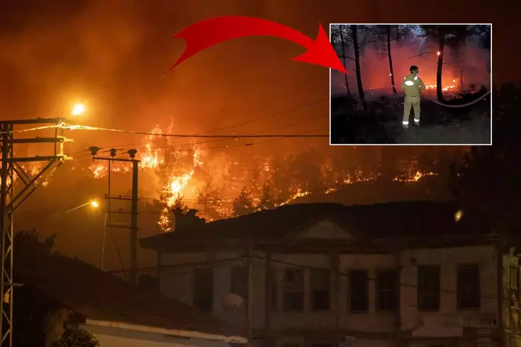 Sakarya yangını 15 saattir sürüyor Alevlerin içinden yürekleri dağlayan çığlıklar
