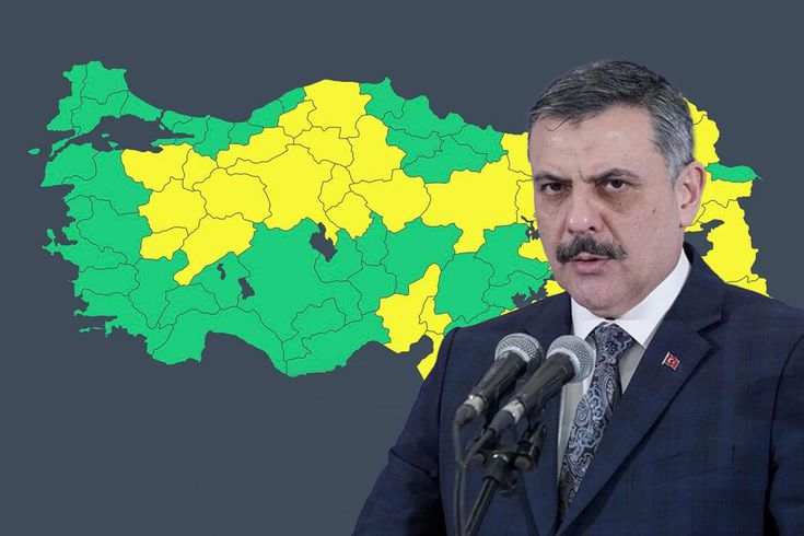 Bu illerde yaşayanlar dikkat: İçişleri Bakanlığı harita paylaşıp uyardı