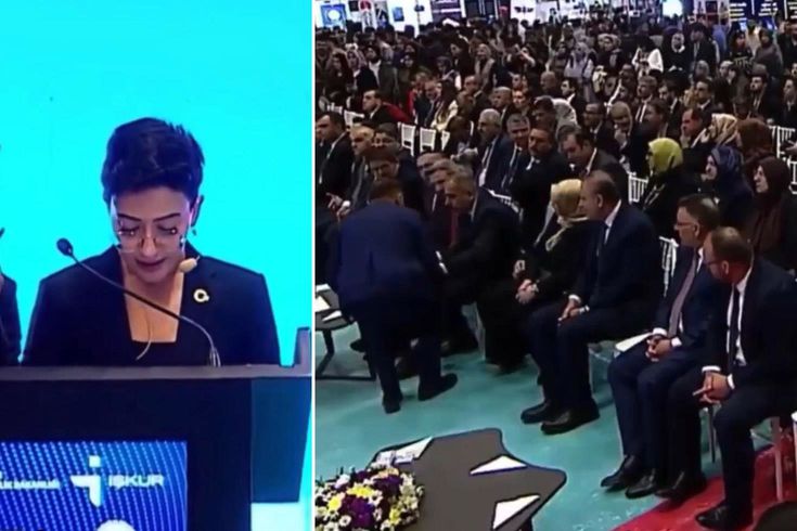 AK Partili başkanı kızdıran anons Sahneye çıkmadı