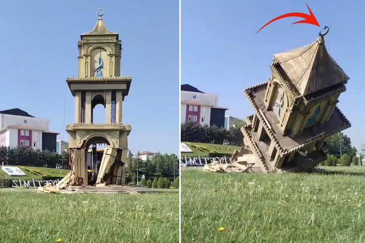 İlçeyi ayağa kaldıran yıkım