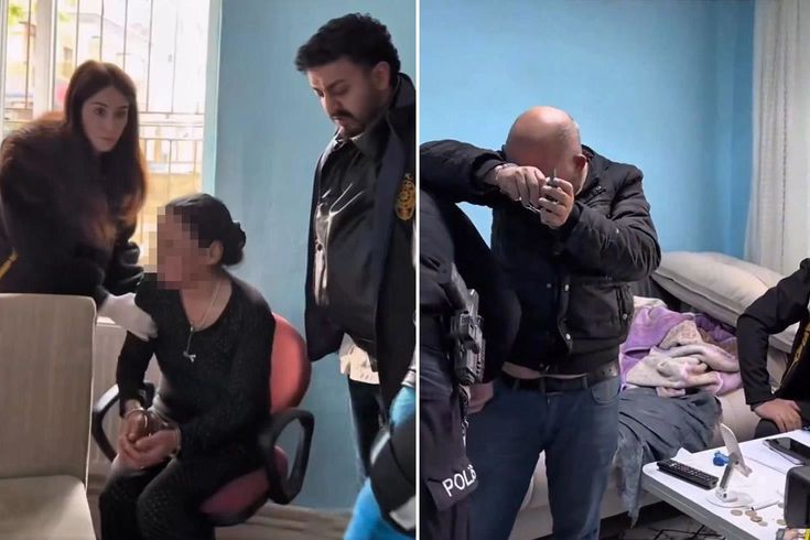 Masaj salonuna fuhuş baskını O anlar kamerada