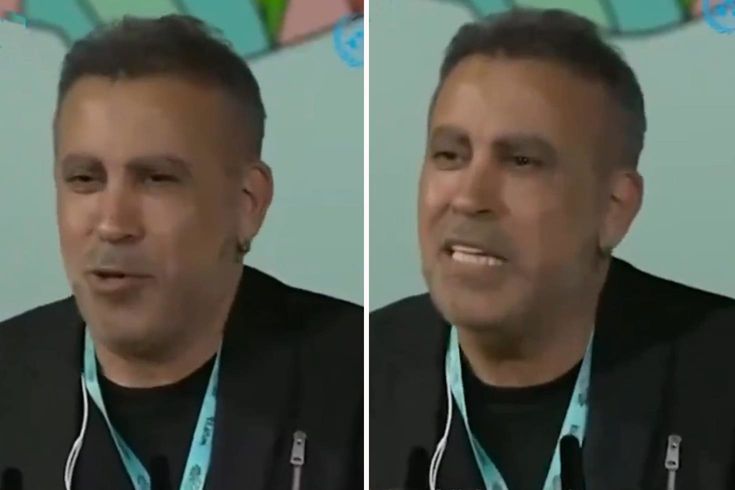 BM zirvesinde skandal Haluk Levent İsrail’i eleştirirken, canlı yayın kesildi