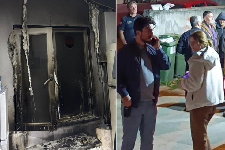 Eski eşinin evine molotofkokteyli attı Doğalgaz kombisi bomba gibi patladı