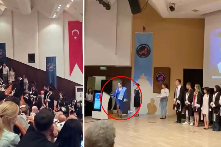Bölüm başkanı “Diplomanızı vermiyorum“ dedi, salon karıştı