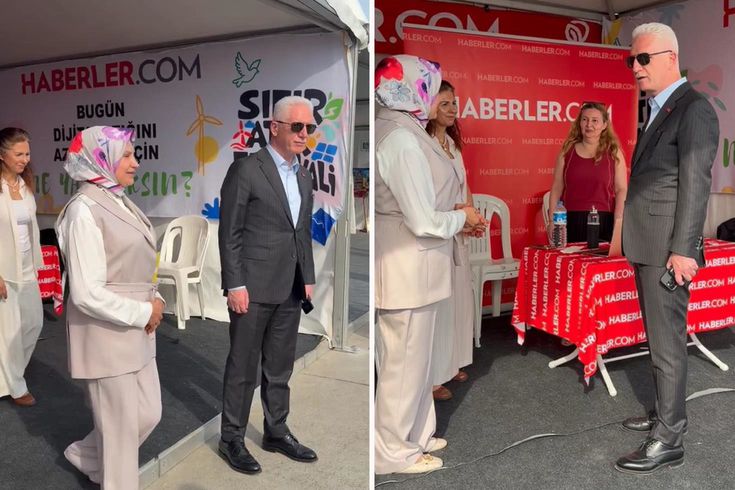 Vali gibi vali Davut Gül, Sıfır Atık Festivali’nde tüm stantları gezdi