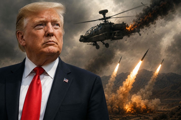 Trump: Bir helikopterimizi düşürdüler ve şimdi buna karşılık veriyoruz