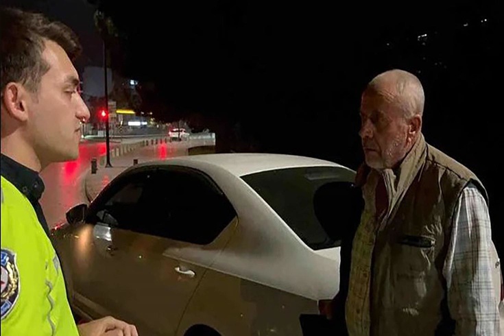 Alkollü sürücüden ’yandık’ sitemi