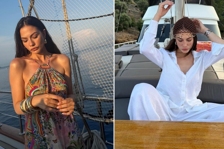 Dizi final yaptı ünlü oyuncu Demet Özdemir tatile çıktı, teknenin fiyatı dudak uçuklattı
