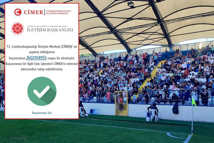 Hakemin kararını beğenmeyip CİMER’e şikayet ettiler