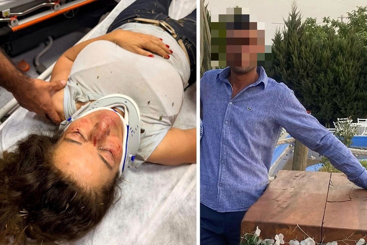 Yardım için gitti, kemerle boğulmaktan son anda kurtuldu