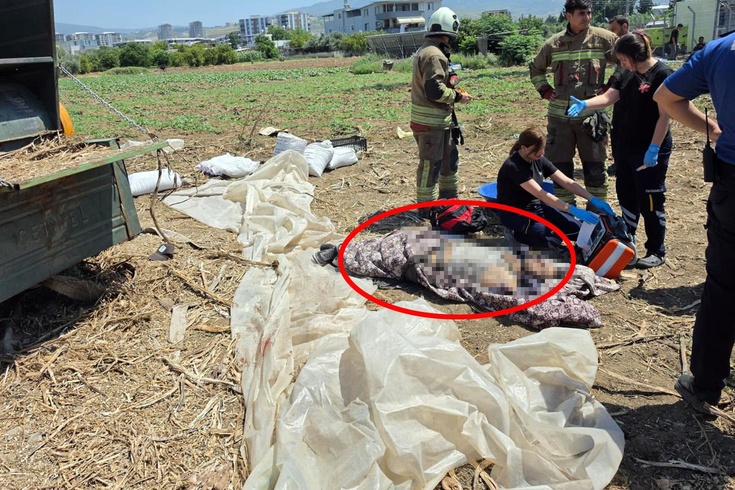 Hatay’da tarım makinesine sıkışan işçi öldü