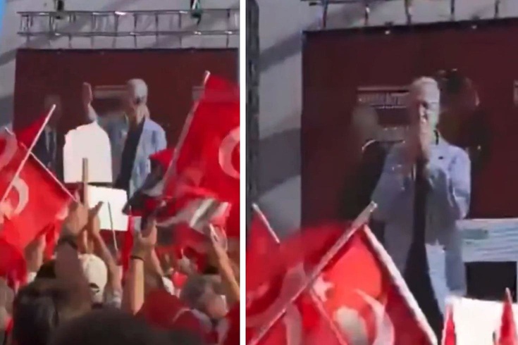 İYİ Parti’nin “Bayrak Açıyorum” mitingine Mansur Yavaş da katıldı