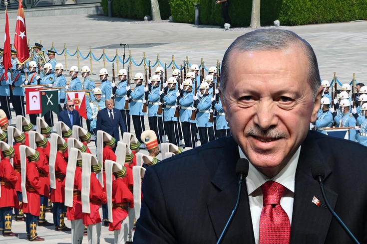 Cumhurbaşkanı Erdoğan anlattı Liderler karşılamada yeniçerileri görünce...